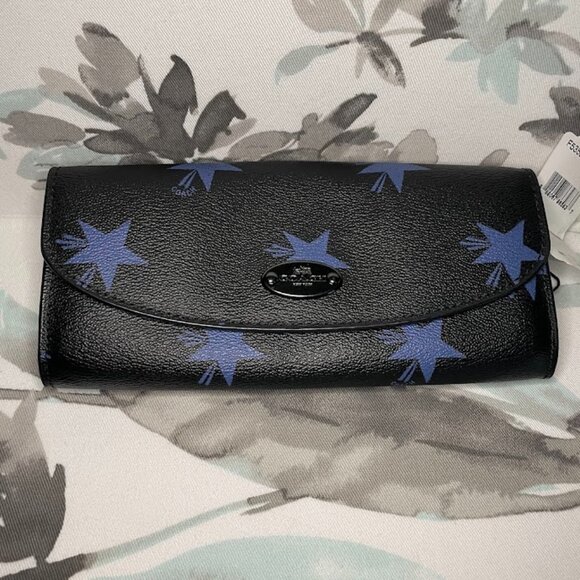 NWT Coach Star Canyon Pop Slim Wallet - Picture 1 of 12